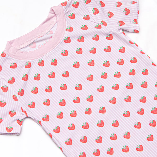 Sweetest Pick Bamboo Pajama Short Set, Pink