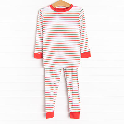 Spearmint Slumber Bamboo Pajama Set, Red