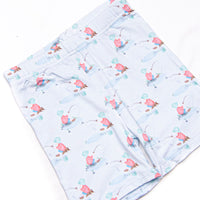 Pondside Adventure Bamboo Pajama Short Set, Blue