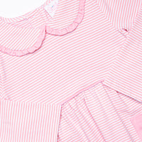 Lydia Pocket Dress, Pink Stripe