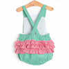 Perfect Slice Applique Ruffle Bubble, Green