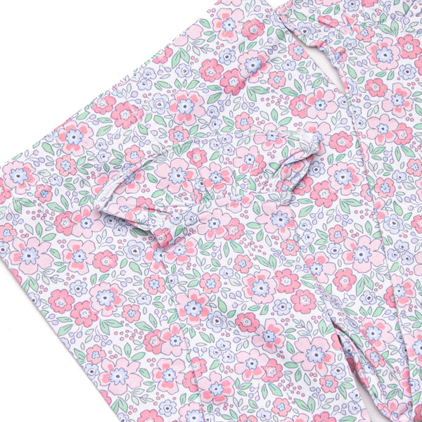 Raleigh Rose Ruffle Legging Set, Pink