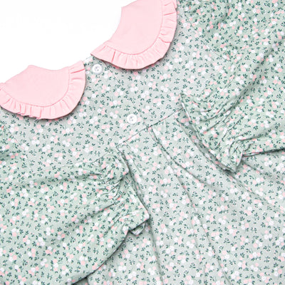 Path to the Primrose Collared Diaper Set, Green