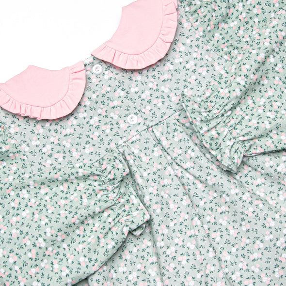 Path to the Primrose Collared Diaper Set, Green