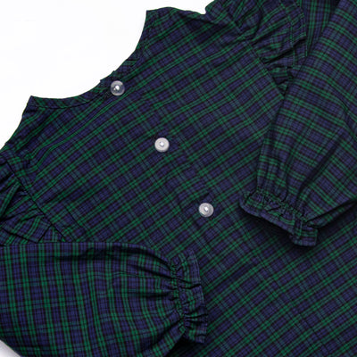 Palmer Plaid Skirt Set, Blue