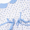 Berry Blue Buds Dress, Blue