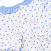 Berry Blue Buds Diaper Set, Blue