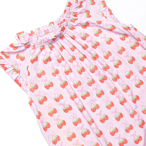 Strawberry Bundles Bamboo Night Gown, Pink