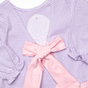 Triple Scoop Applique Diaper Set, Purple