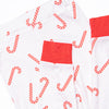 Peppermint Party Bamboo Pajama Set, Red
