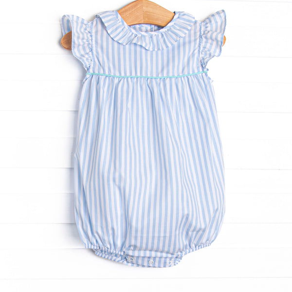 Seafoam Stripes Bubble, Blue