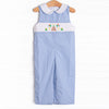 Let's Celebrate Smocked Jon Jon, Blue Gingham