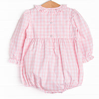 Toodles, Poodles Smocked Bubble, Pink