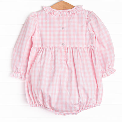 Toodles, Poodles Smocked Bubble, Pink