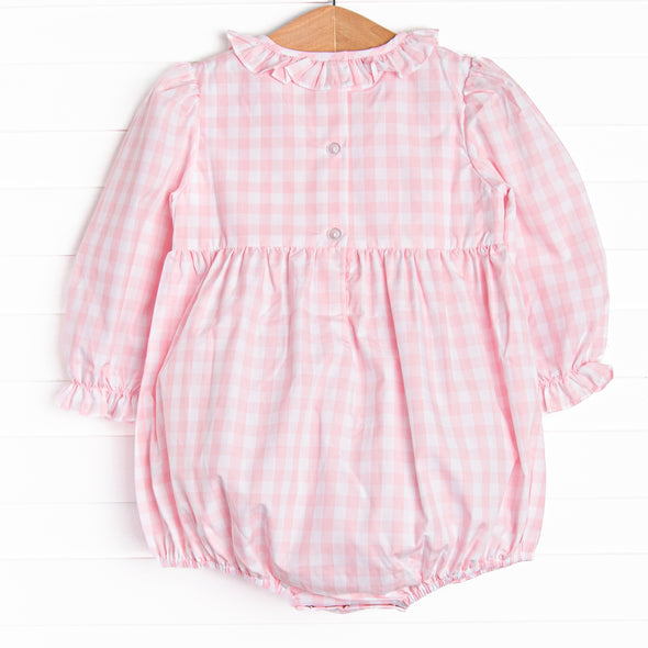 Toodles, Poodles Smocked Bubble, Pink