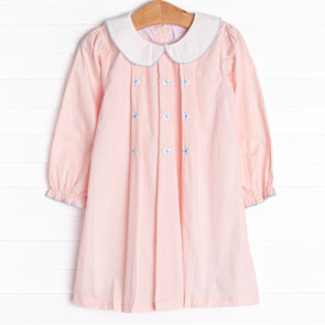 Daisy For You Embroidered Dress, Pink