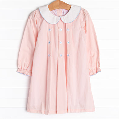 Daisy For You Embroidered Dress, Pink