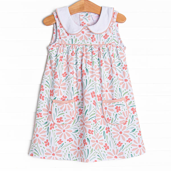 Vines in Venice Dress, Pink