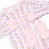 Bedtime Bouquets Bamboo Zippy Pajama, Pink