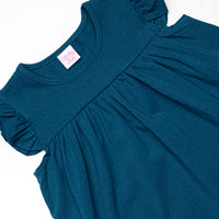 Sunset Sailing Ruffle Short Set, Blue