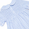 Going Gingham Romper, Blue