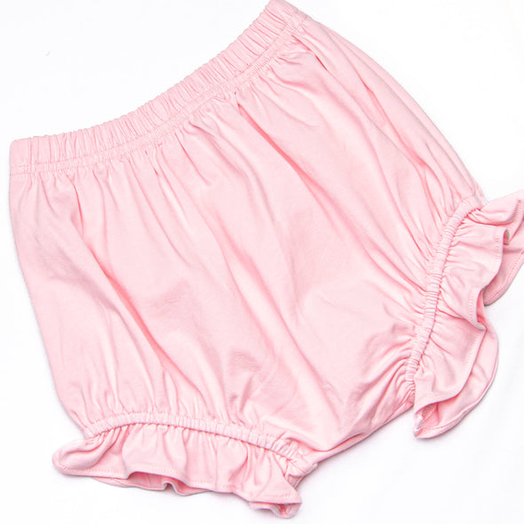 Fuchsia Flowers Diaper Set, Pink