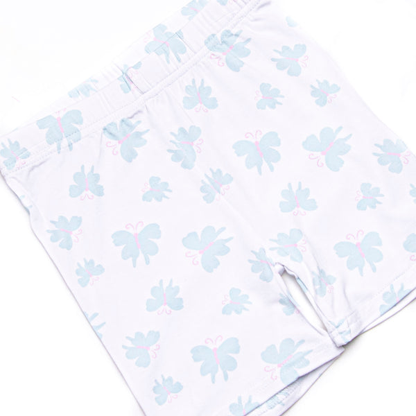 Beautiful Butterflies Bamboo Pajama Short Set, Green