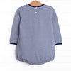 Noah Long Sleeve Pocket Bubble, Navy Stripe