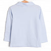Pups and Paws Pima Embroidered Shirt, Blue