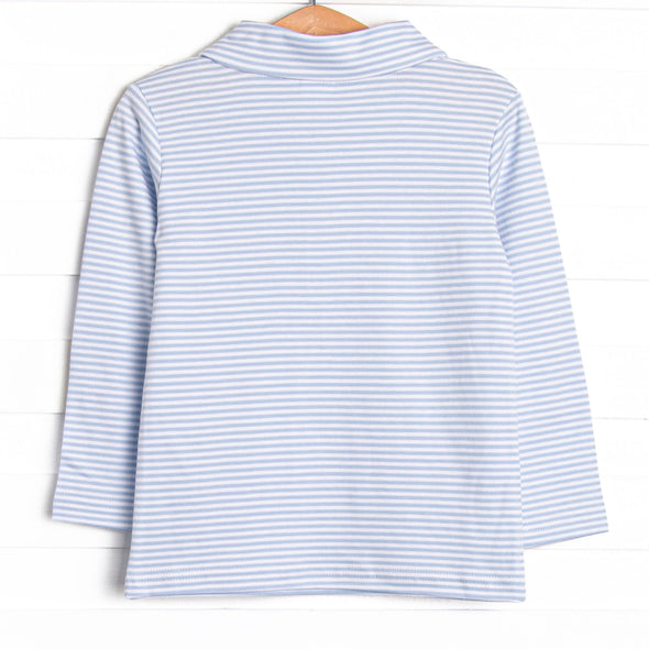 Pups and Paws Pima Embroidered Shirt, Blue