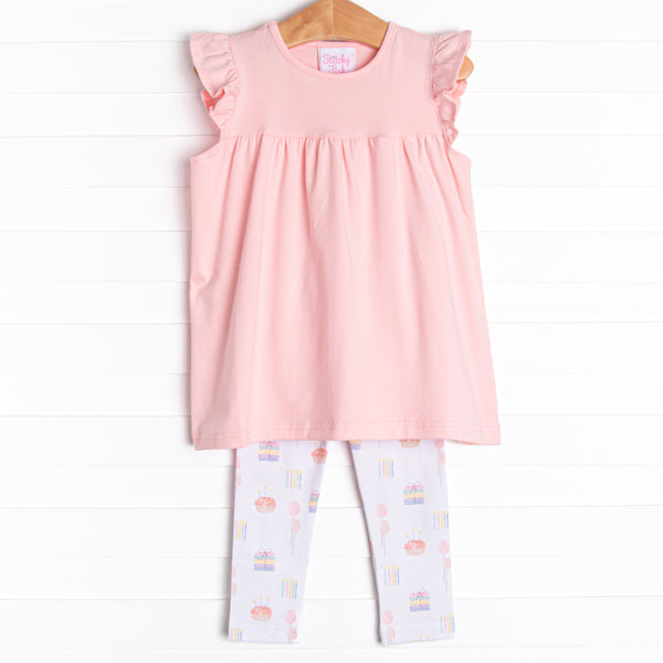 You're Invited Legging Set, Pink