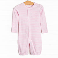 Striped Converter Gown, Pink