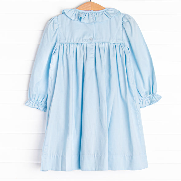 Timeless Treasures Smocked Dress, Blue