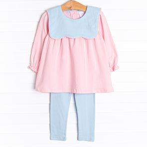 At the Plaza Legging Set, Pink