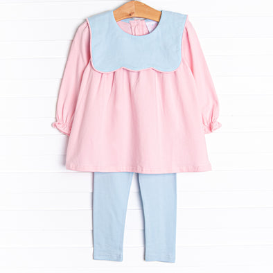 At the Plaza Legging Set, Pink