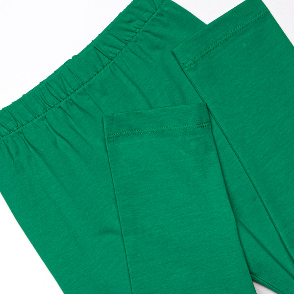 Christmas Tree Trio Smocked Legging Set, Green Gingham