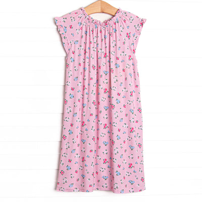 Floral Finds Bamboo Night Gown, Pink