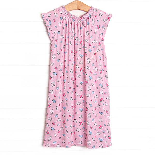 Floral Finds Bamboo Night Gown, Pink