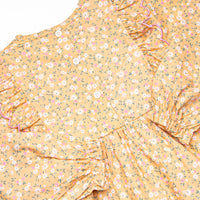 Macie Marigold Side Tie Dress, Yellow