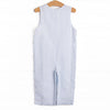 Amusement Park Adventures Smocked Long Jon Jon, Blue Seersucker