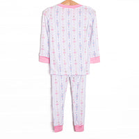Sugar Plum Soiree Bamboo Pajama Set, Pink