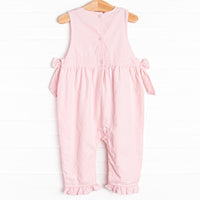 Eliza Corduroy Romper, Pink