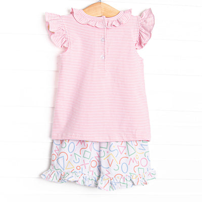 Counting Curriculum Short Set, Pink