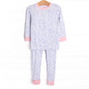 Timeless Toile Bamboo Pajama Set, Blue