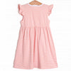 Everly Dress, Peach Stripe