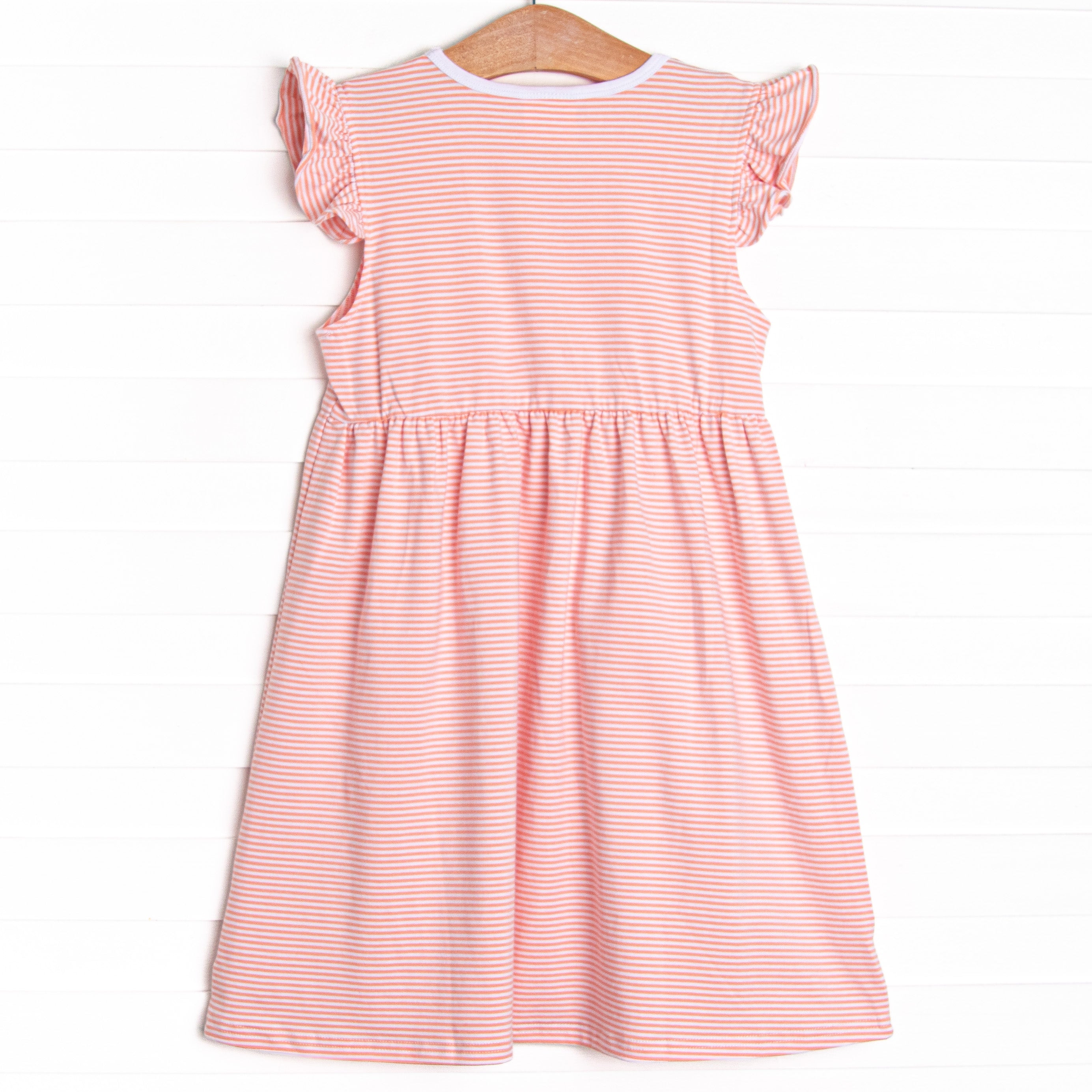 Girl s Everly Dress in Peach Stripe Size 2T Stitchy Fish