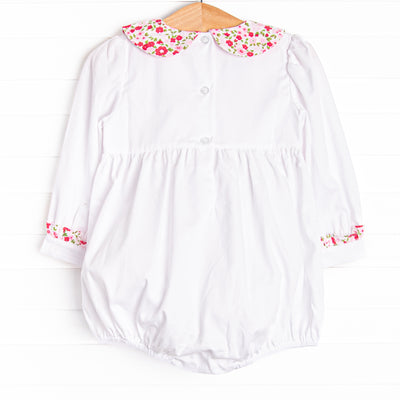 Going Steady Smocked Bubble, White