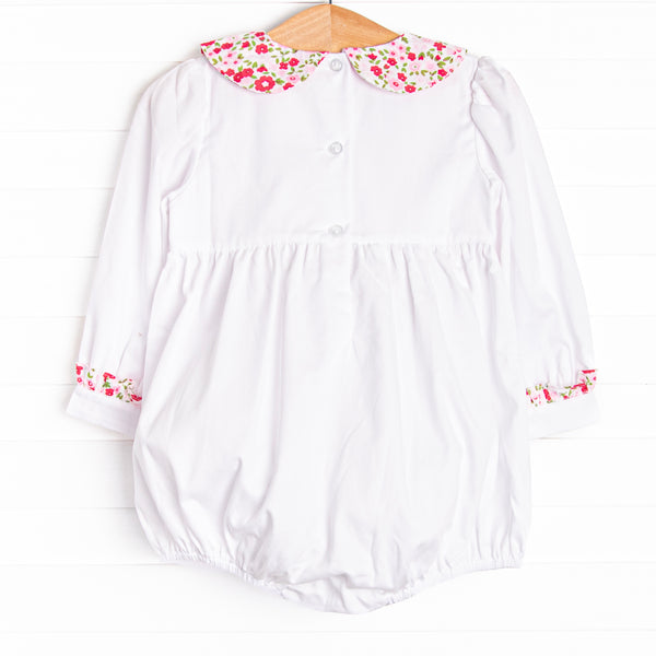 Going Steady Smocked Bubble, White