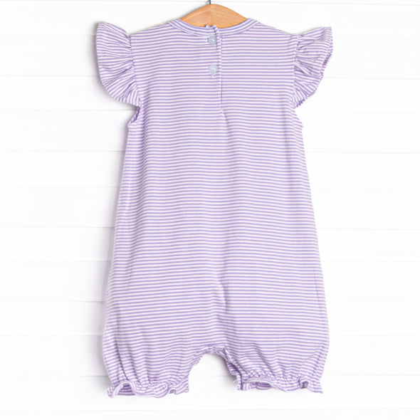 Wings in the Wind Applique Romper, Purple