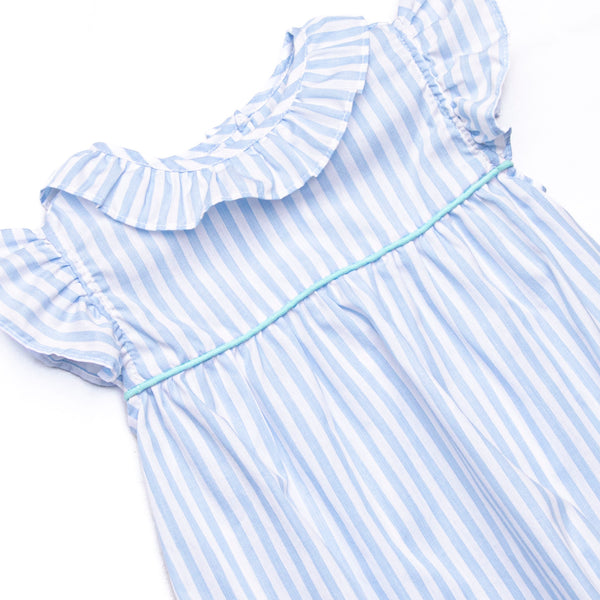 Seafoam Stripes Bubble, Blue